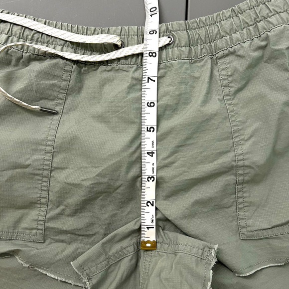 Vuori Shorts Women's Small Green Vintage Ripstop Drawstring Pull On VW385 Casual - Picture 7 of 9